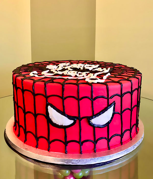 Spider Man Decorated Cake