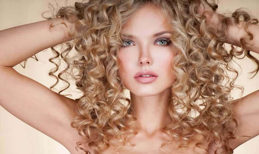 Blonde Curly Hair