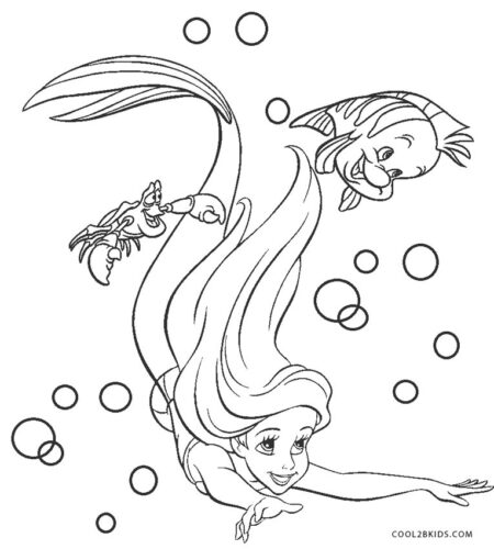 desenho-para-colorir-ariel