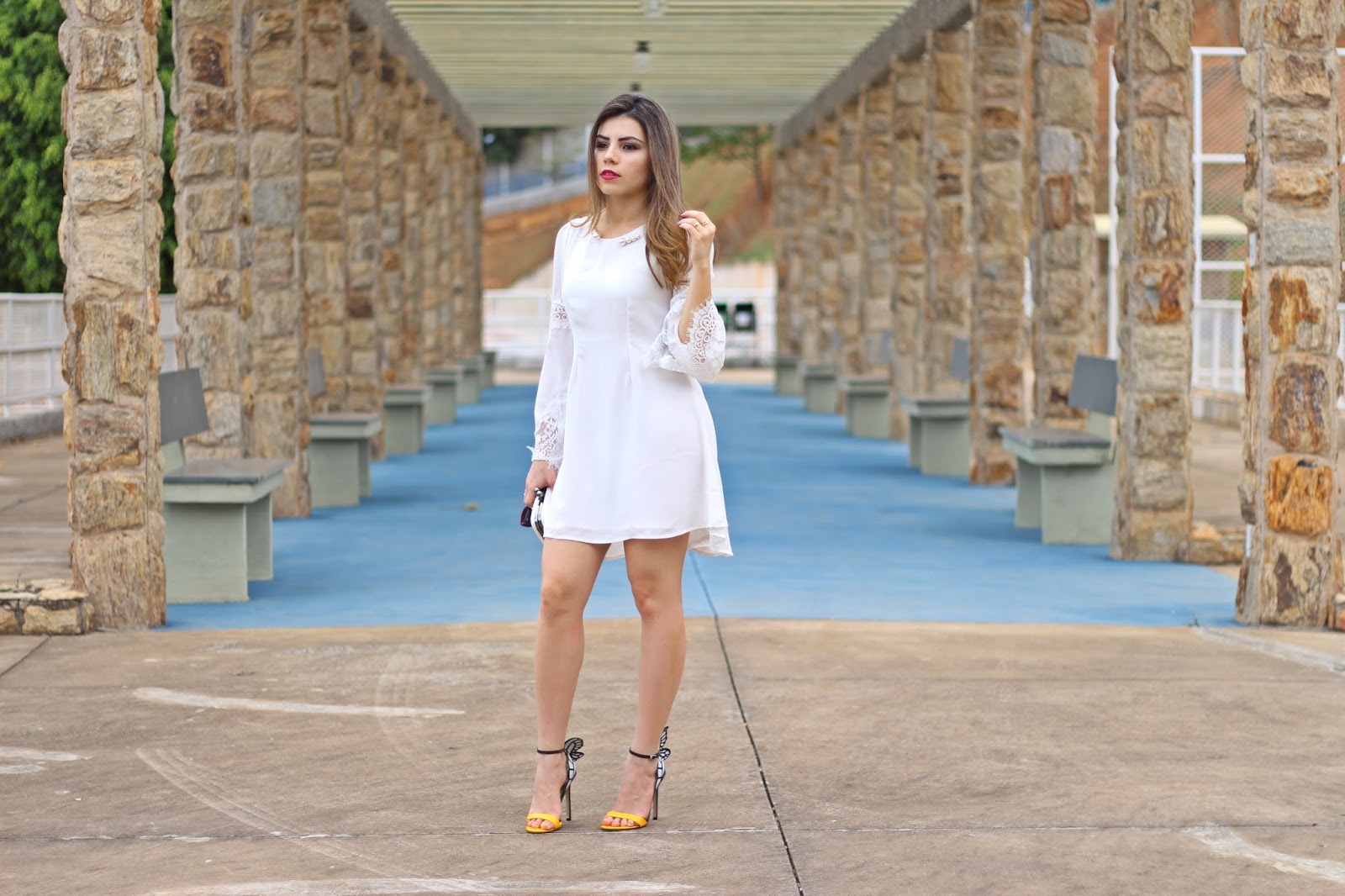 Look com Vestido Branco