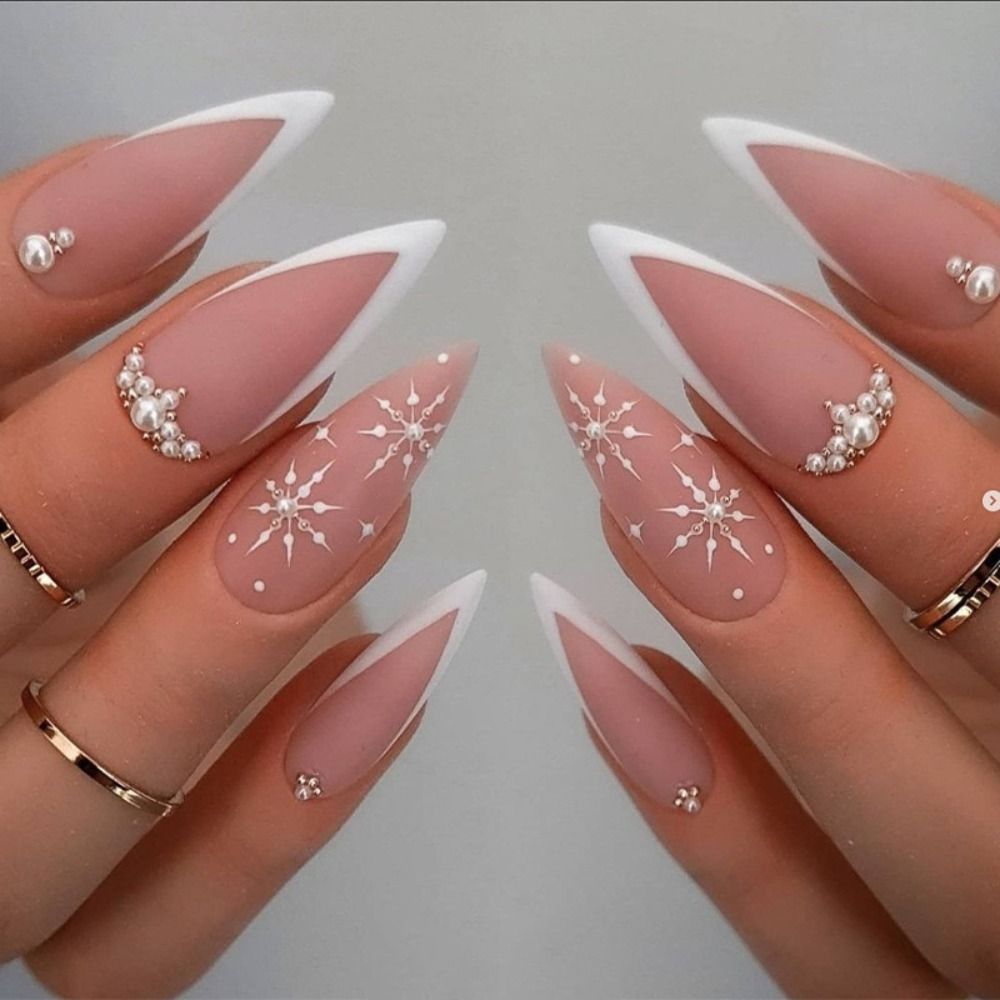 Decorated Stiletto Nails