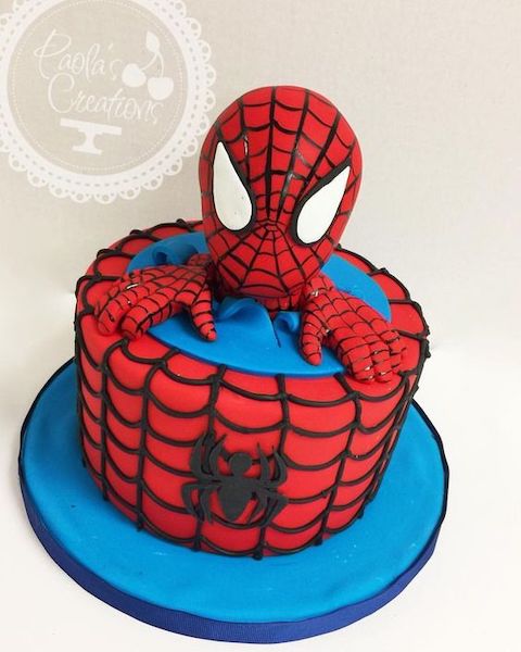 Spider Man Decorated Cake