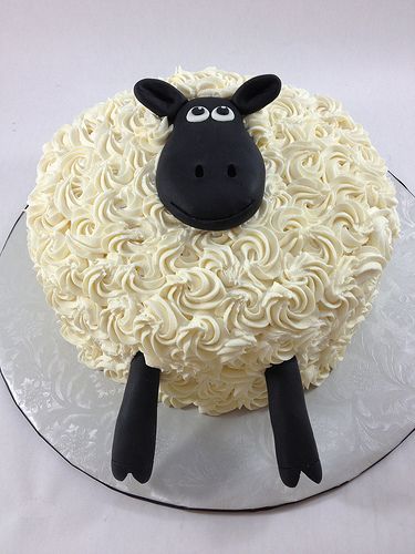 Sheep Decorated Cake