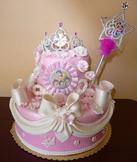 Disney Princess Decorated Cake