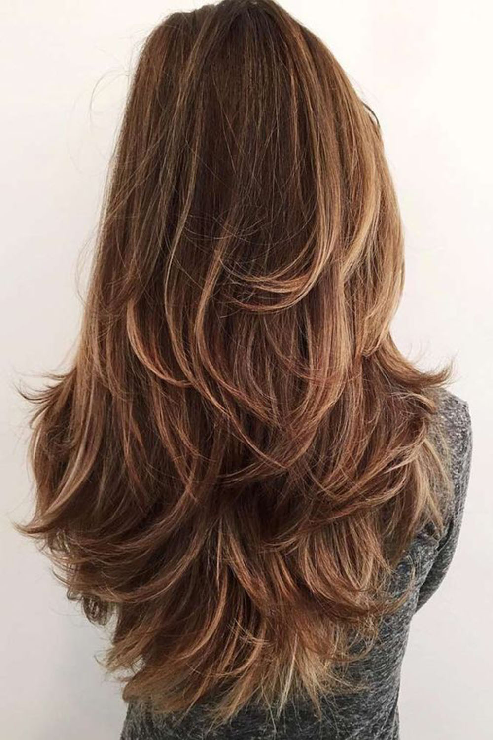 corte de cabelo feminino longo