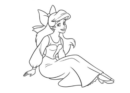 desenho-para-colorir-ariel