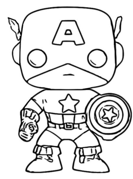 desenho-para-colorir-capitao-america