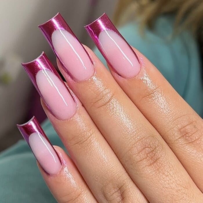 Pink Decorated Nails