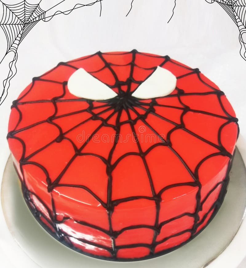 Spider Man Decorated Cake