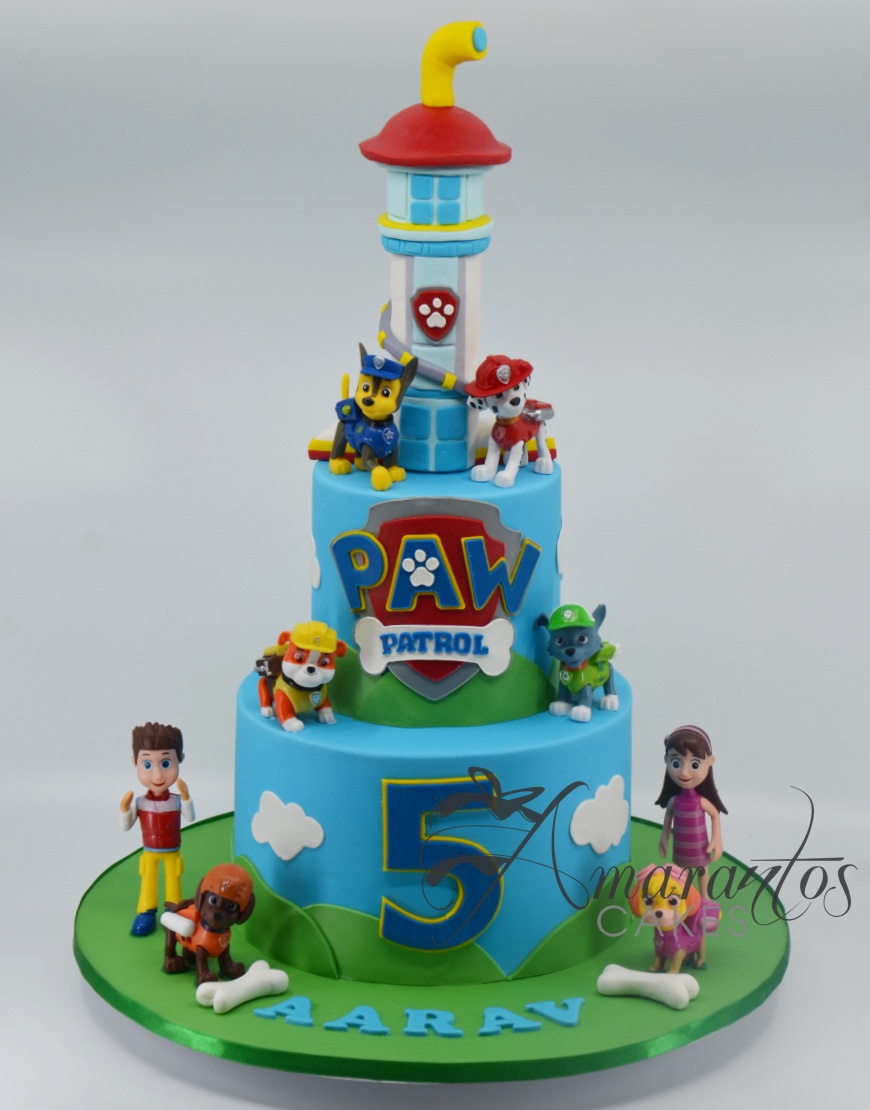 Paw Patrol Decorated Cake