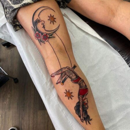 tatuagem-feminina-panturrilha