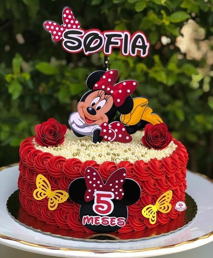 Bolo Decorado Minnie