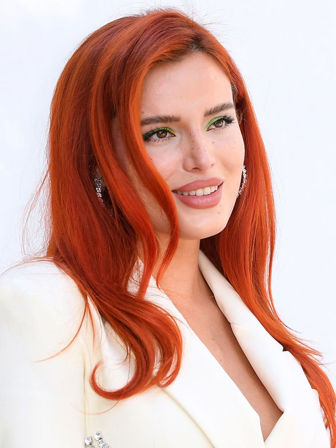 celebrity with orange hair