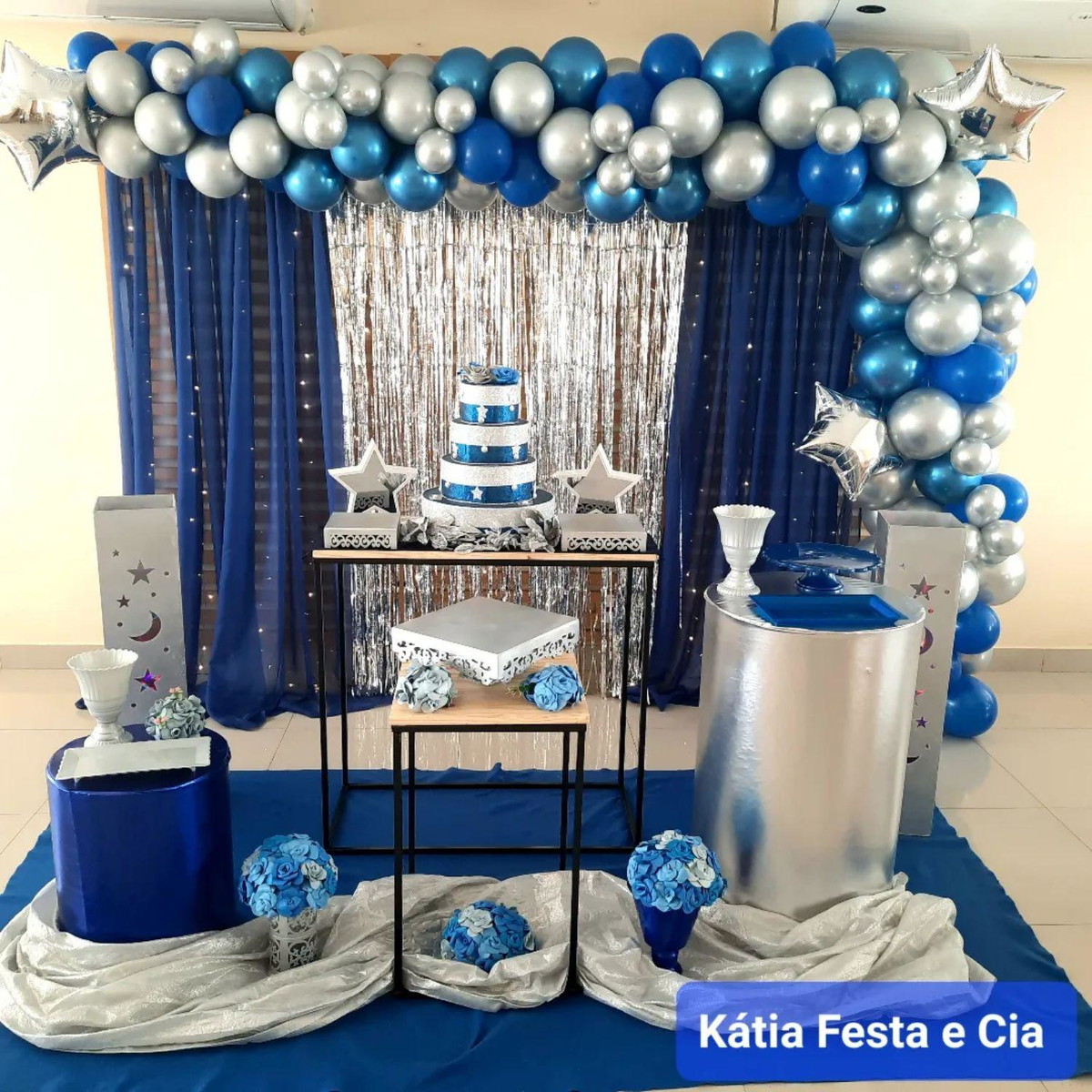 decoracao-de-festa-de-15-anos-azul