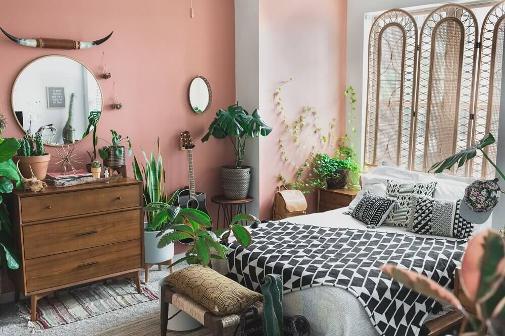 Decoração de quarto rosa Adulto