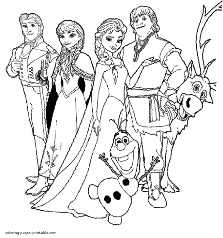 desenho-para-colorir-frozen