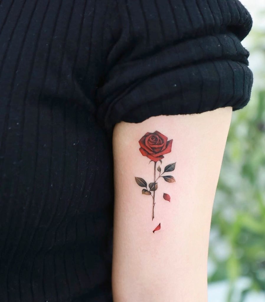 Tatuagem De Rosa