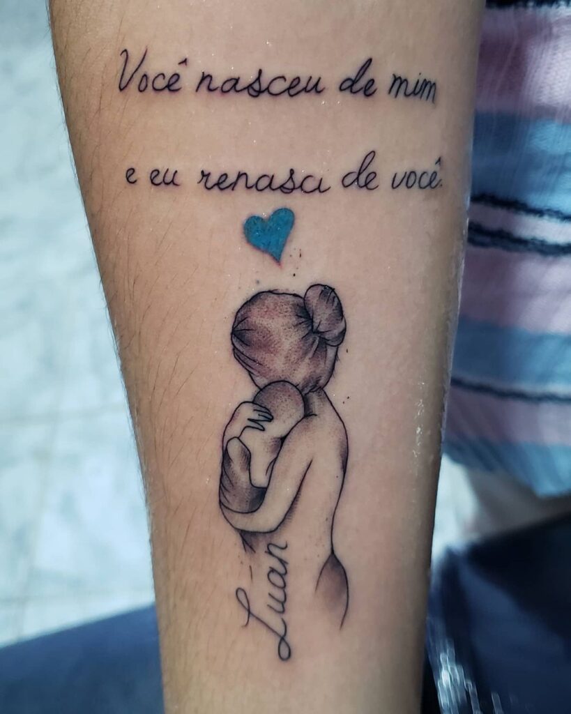 Mother and Child Tattoo