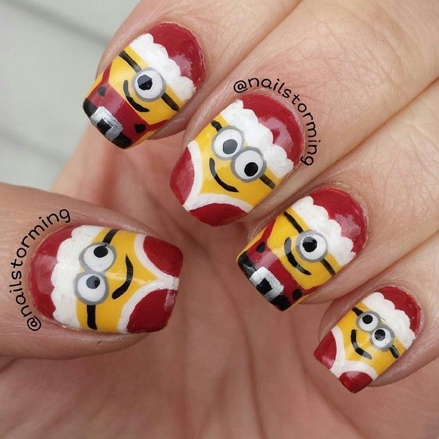 Unha Decorada Minions