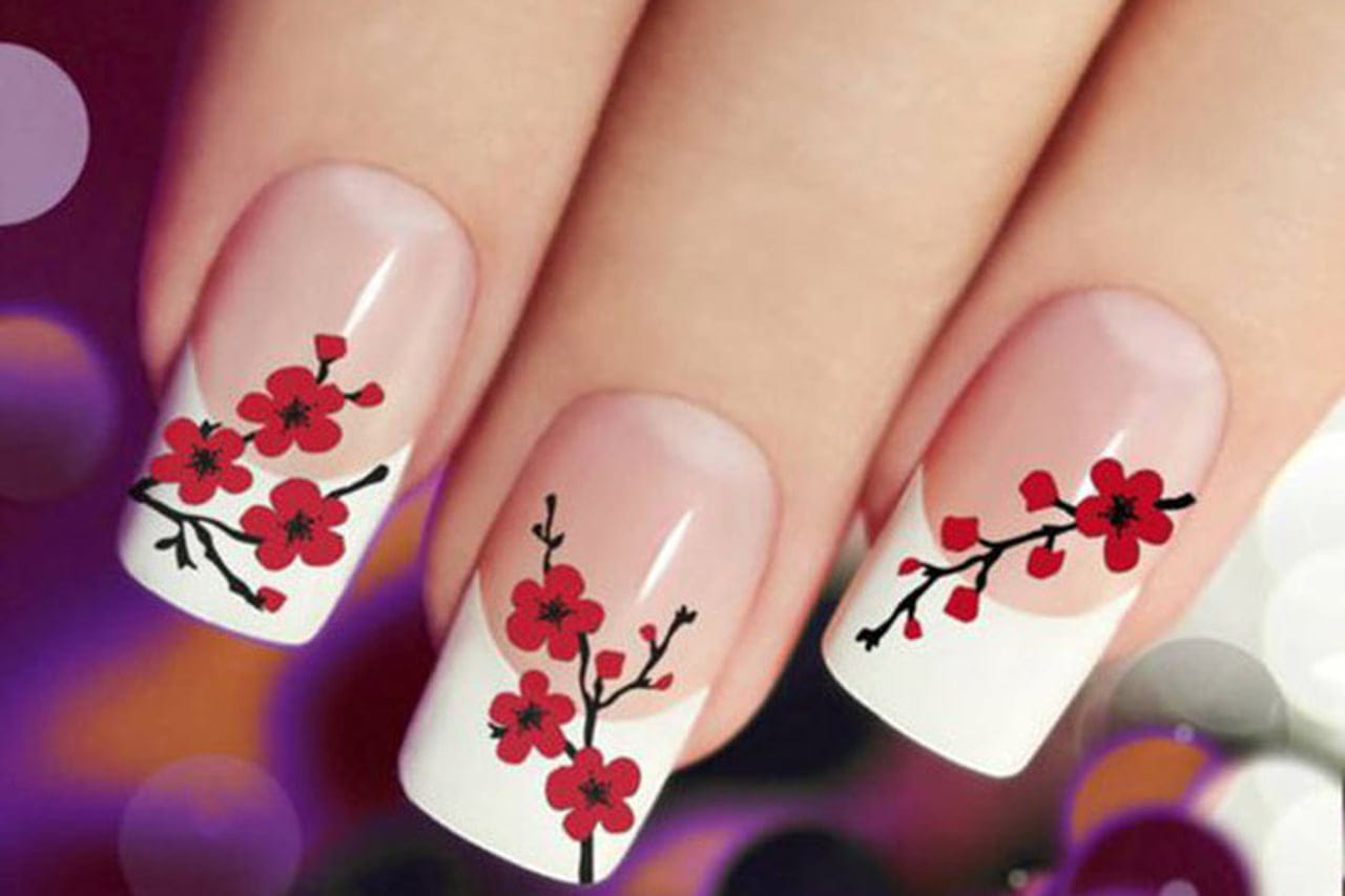 Unhas Decoradas De Flor