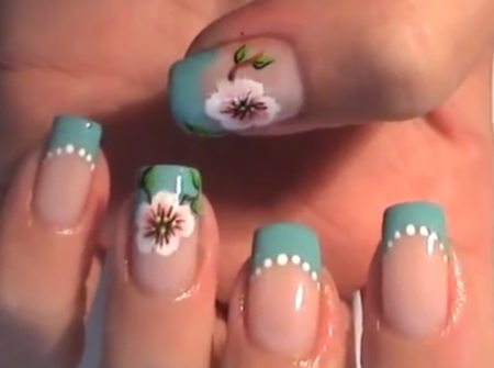 Unhas Decoradas De Flor