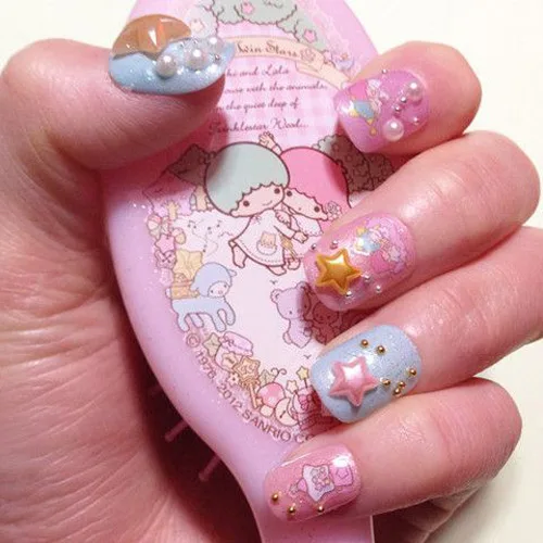 Kawaii Decorated Nails