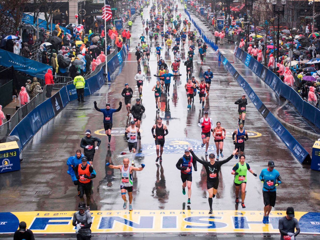 Boston Marathon finish line