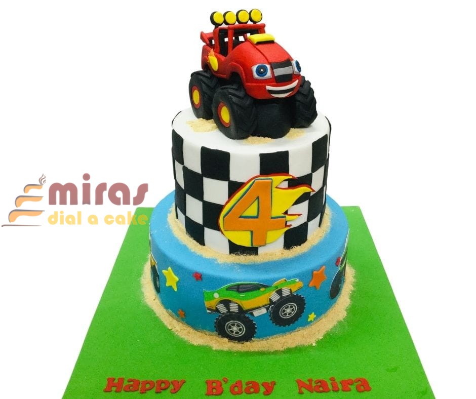 Decorated Car Cake