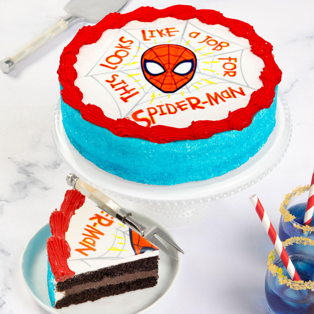 Spider Man Decorated Cake