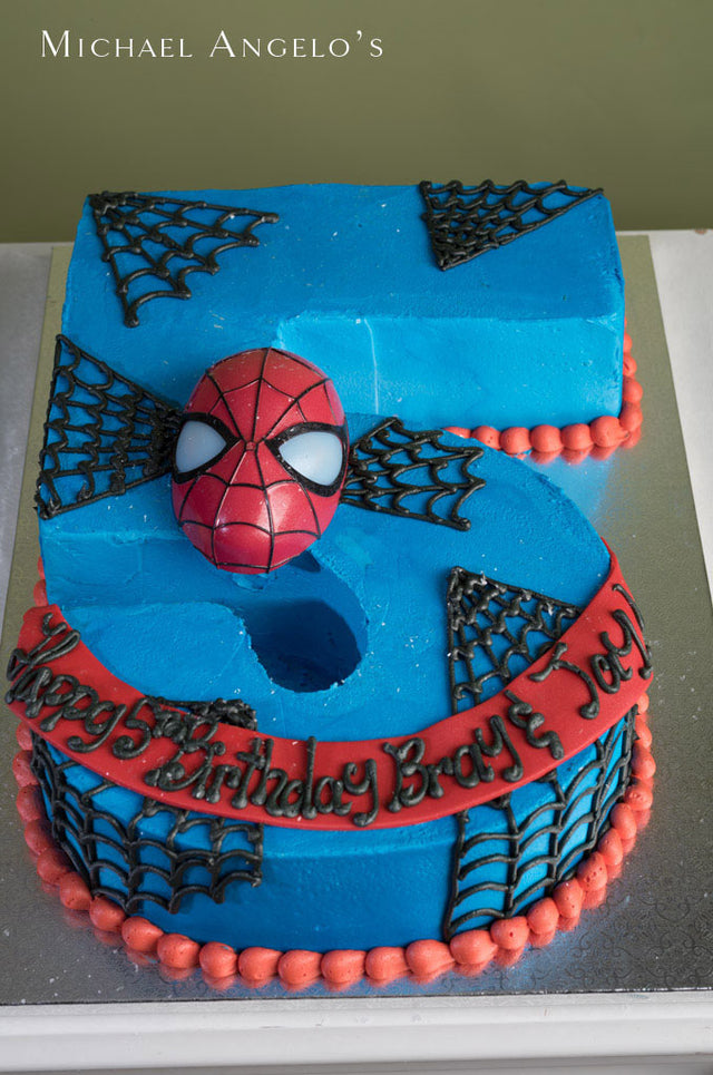 Spider Man Decorated Cake