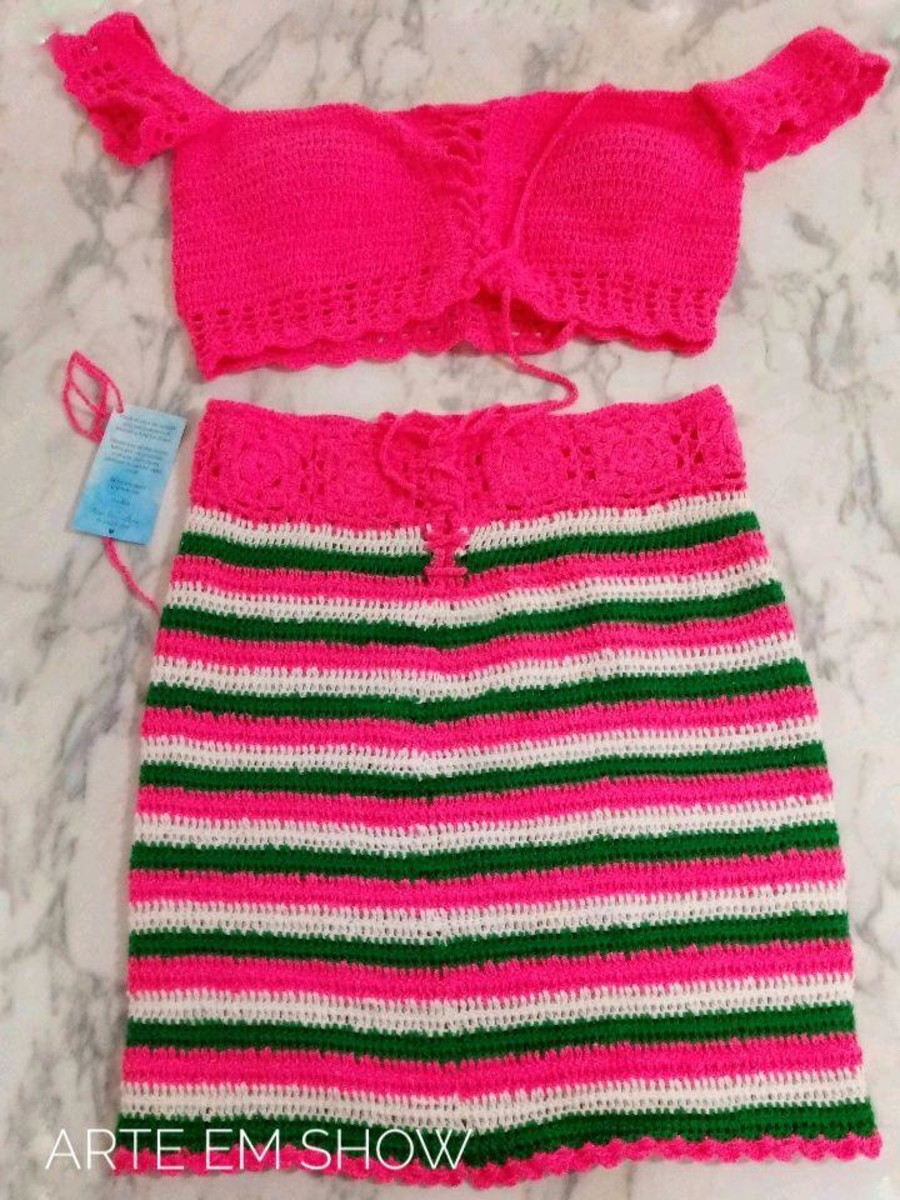 site:elo7.com.br Conjunto De Croche