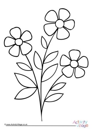 desenho-para-colorir-flores