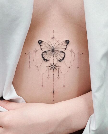 tatuagem-feminina-de-borboleta