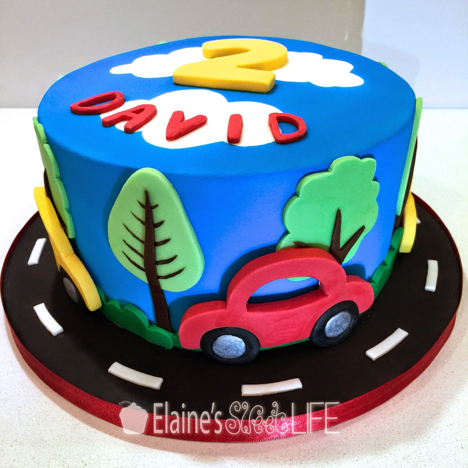 Decorated Car Cake