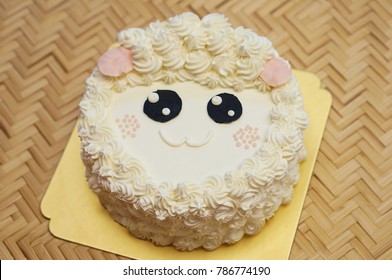 Sheep Decorated Cake