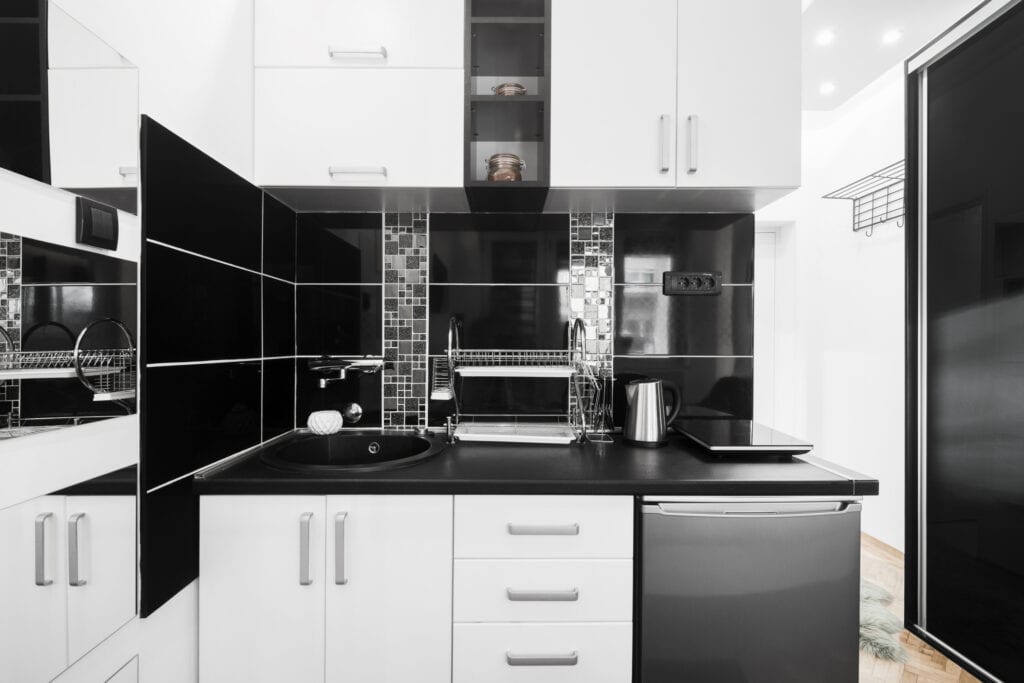 Black And White Kitchen Decoration