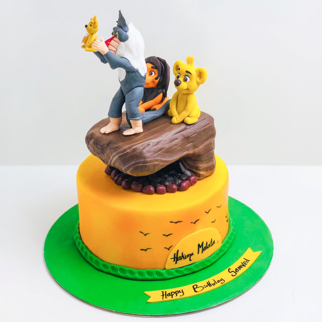 Lion Decorated Cake