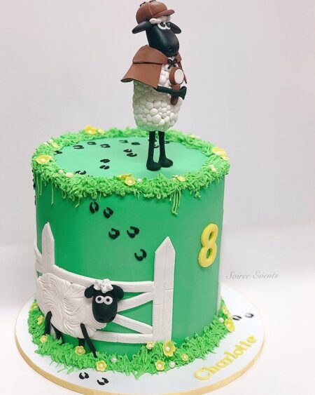 Sheep Decorated Cake