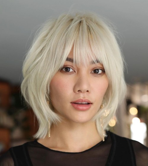 Platinum Short Hair