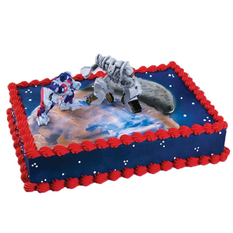 Transformers decorated cake