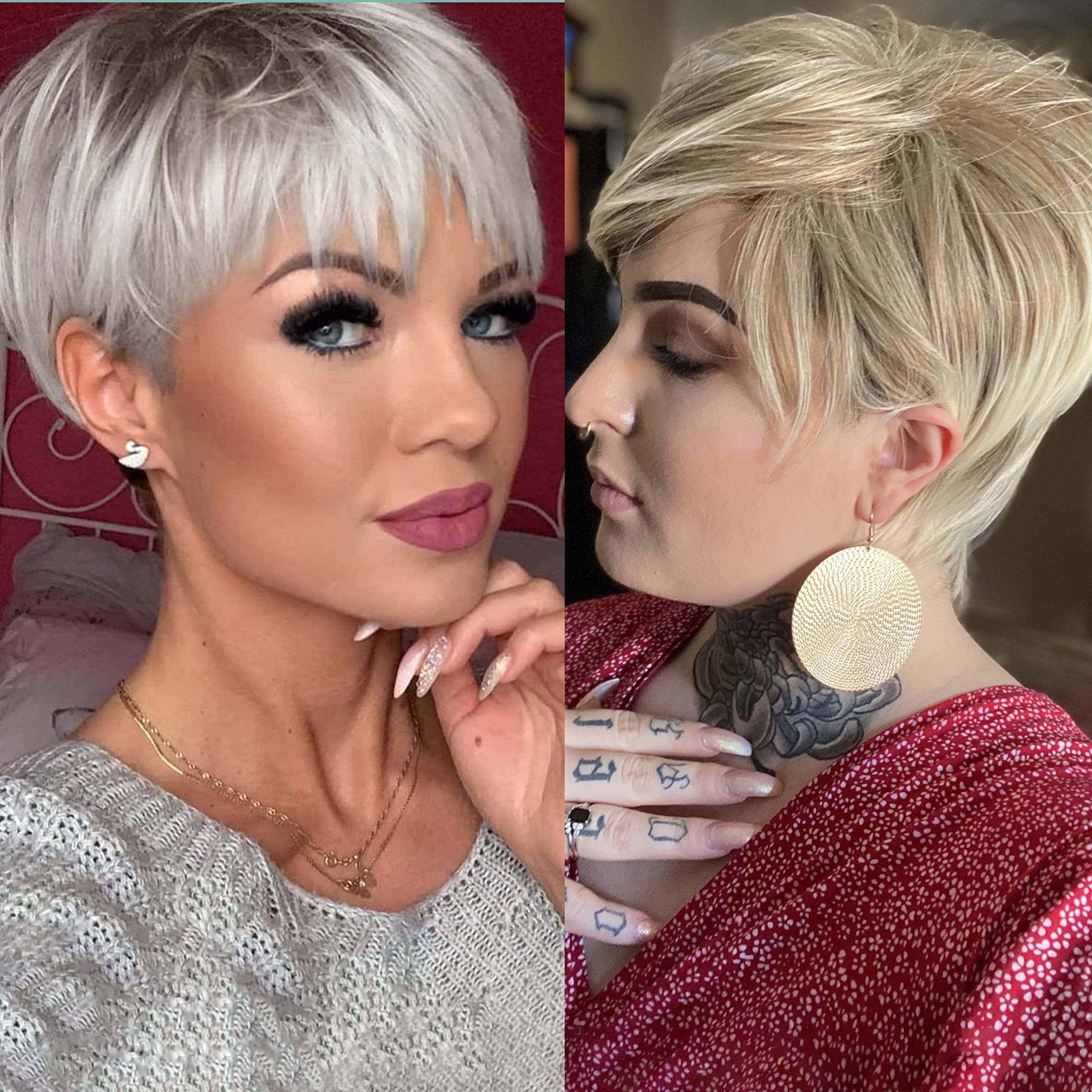 Platinum Short Hair