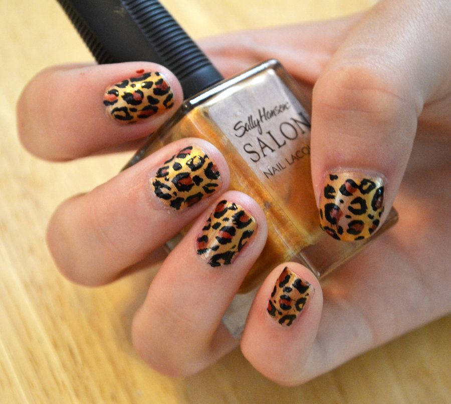 Zebra and Jaguar Decorated Nails