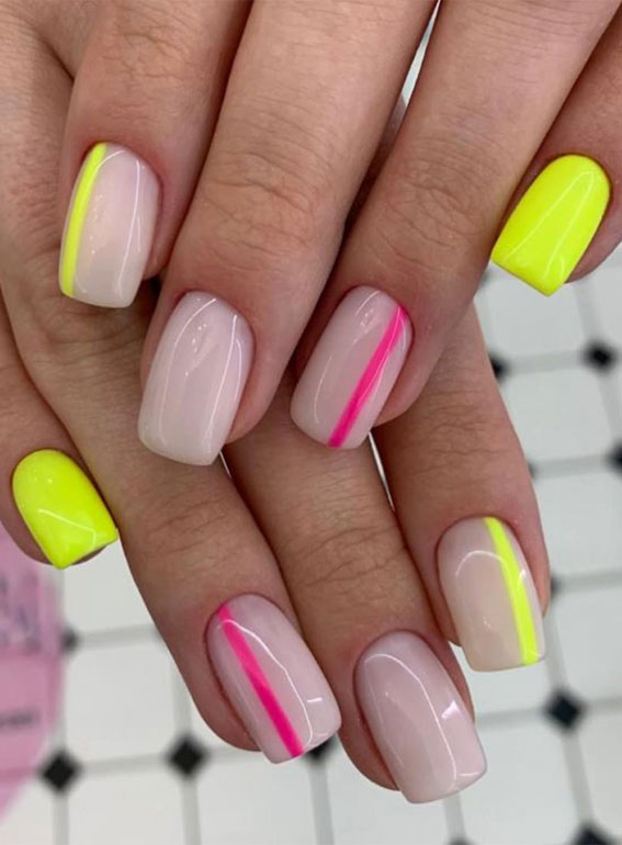 neon nails