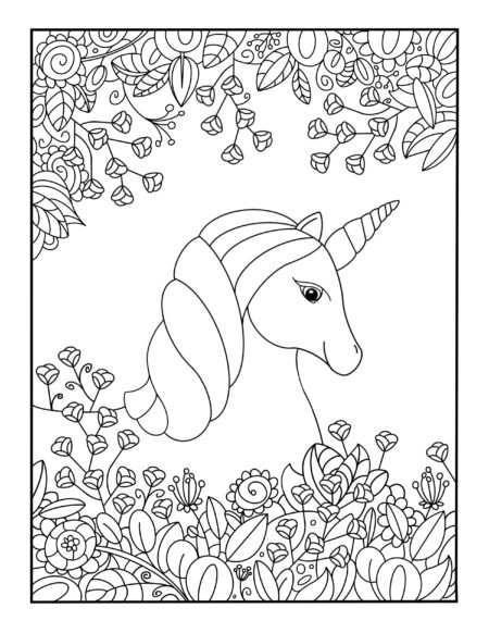 desenho-para-colorir-unicornio