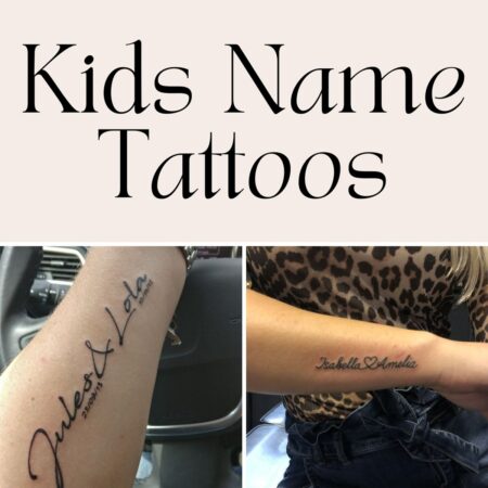 female tattoo children