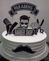 Bolo Decorado Barbearia