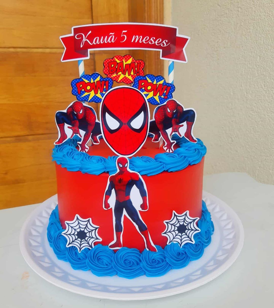 Bolo Decorado Homem Aranha