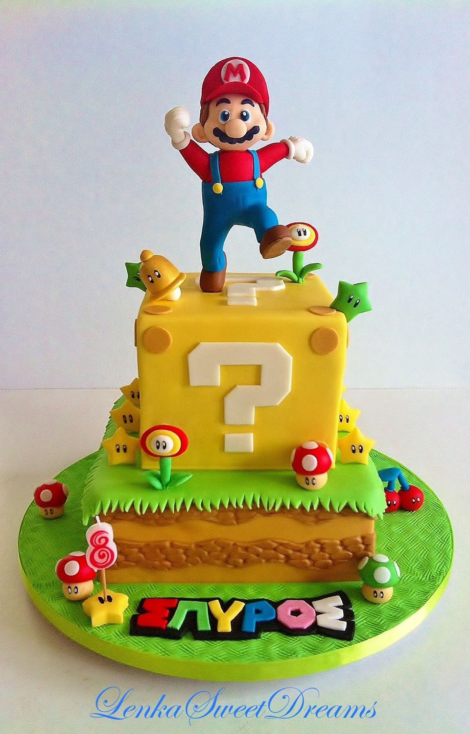 Bolo Decorado Mario Bros