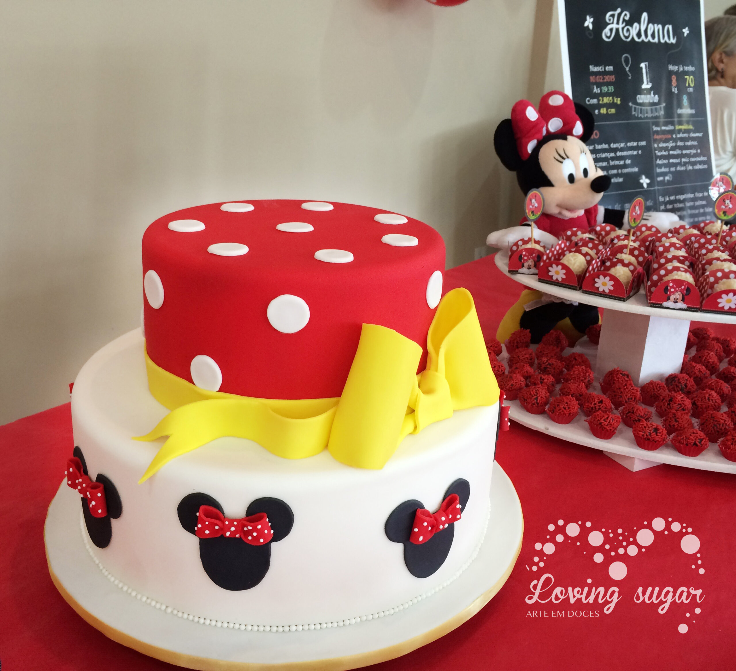 Bolo Decorado Minnie