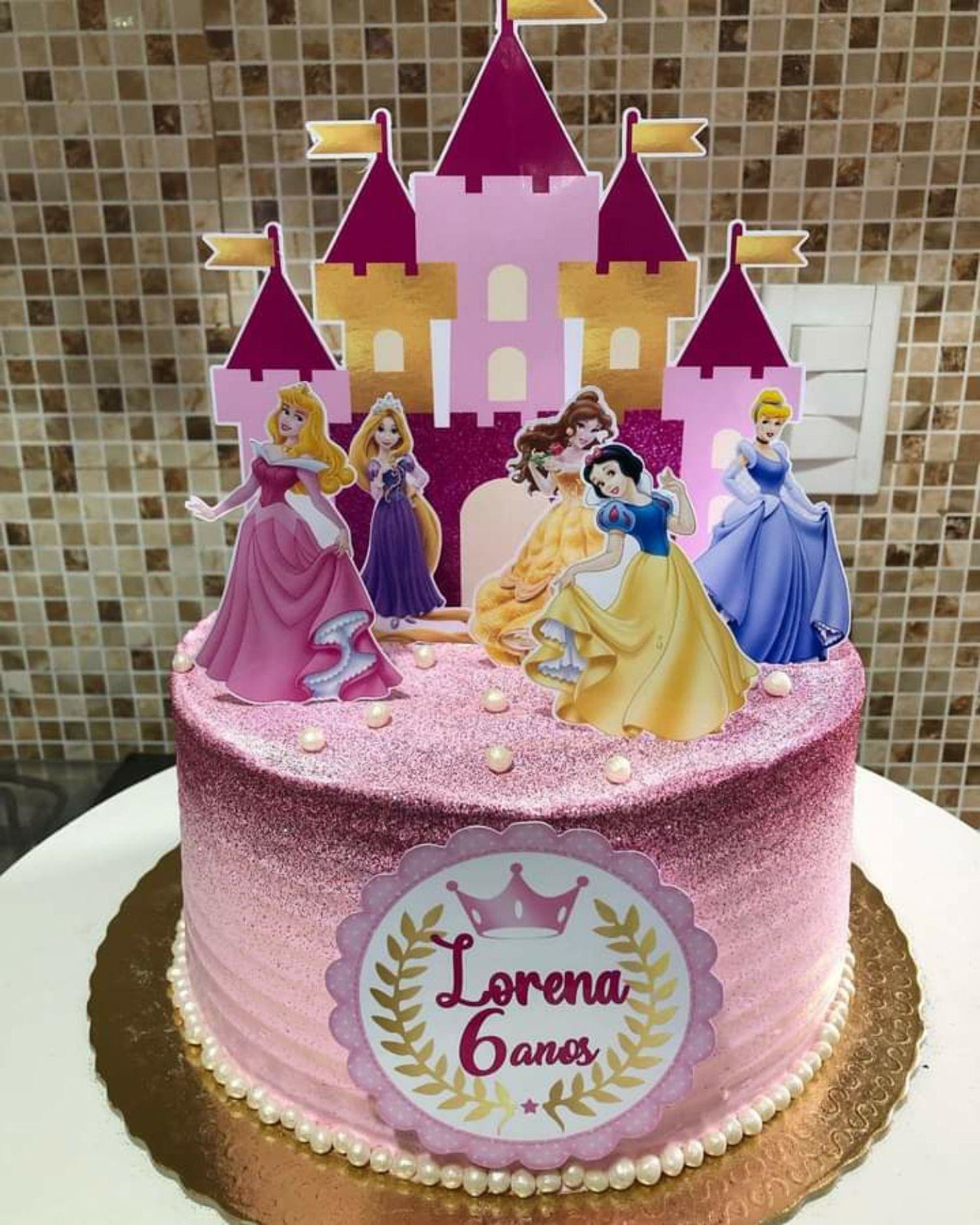 Bolo Decorado Princesa